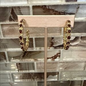 Sorrelli Hoop Earrings in Bright Gold